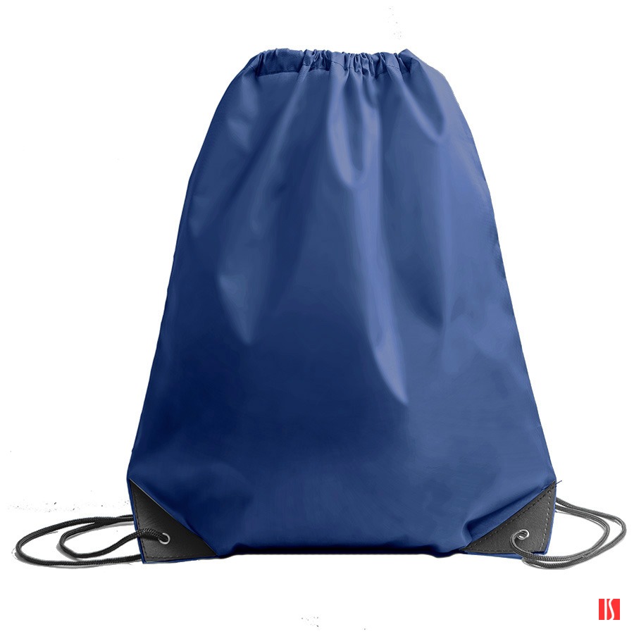 Рюкзак мешок с укреплёнными уголками BY DAY, синий, 35*41 см, полиэстер 210D