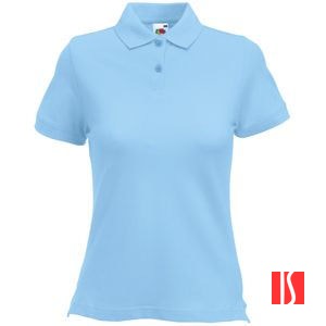 Поло "Lady-Fit Polo", небесно-голубой_XL, 97% х/б, 3% эластан, 220 г/м2