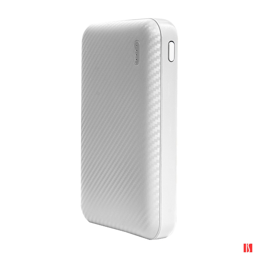 Универсальный аккумулятор OMG Rib 5 (5000 мАч), белый, 9,8х6.3х1,4 см