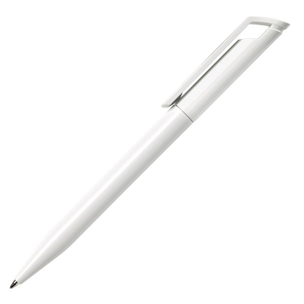 Ручка шариковая ZINK, белый, пластик