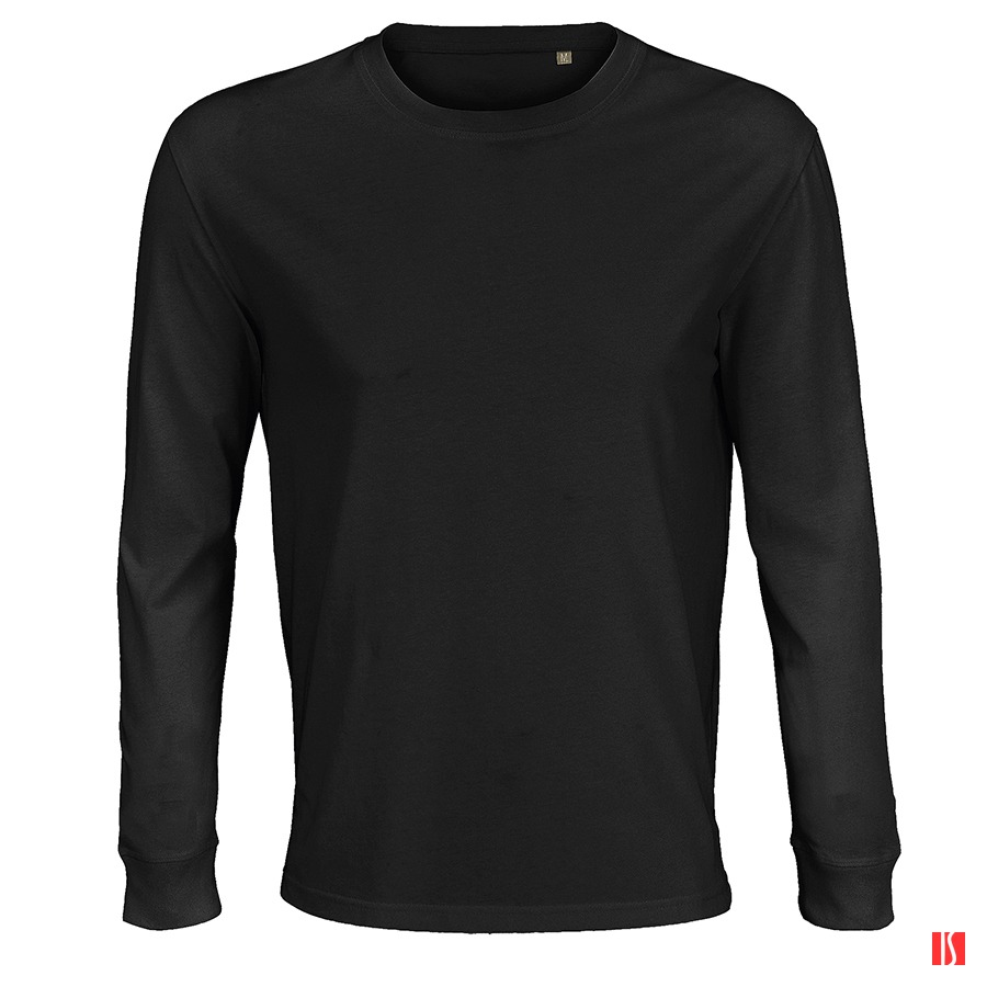 Футболка мужская PIONEER Long Sleeve,черный,L , 100% хлопок,175 г/м2
