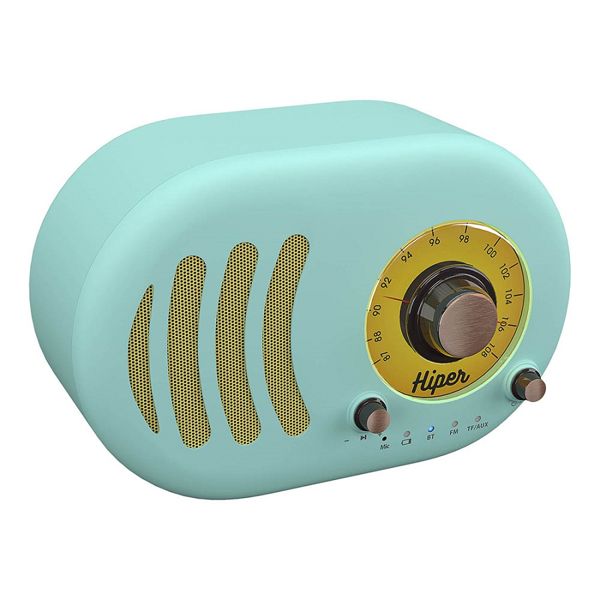 Купить Колонка беспроводная RETRO S, цвет голубой Колонка беспроводная RETRO S, цвет голубой