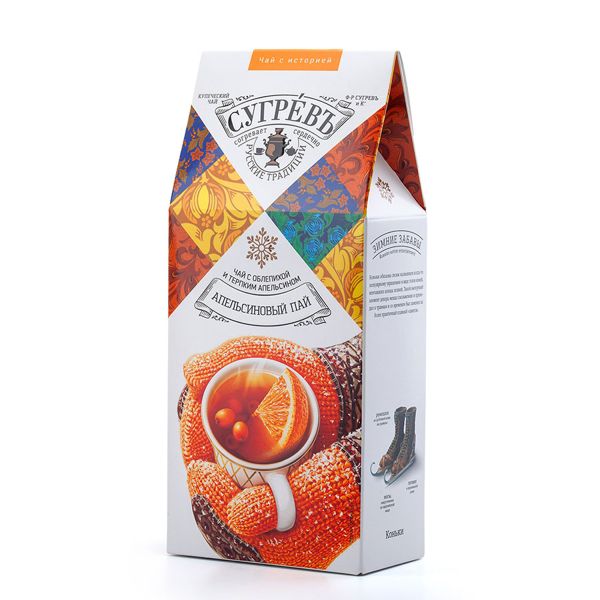 Купить Чай со специями из серии "СУГРЕВЪ Согревающий" "Апельсиновый пай" 60 гр. Чай со специями из серии "СУГРЕВЪ Согревающий" "Апельсиновый пай" 60 гр.