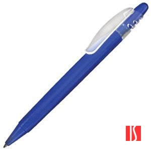 X-8 FROST, ручка шариковая, фростированный синий, пластик