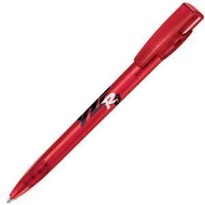 KIKI FROST, ручка шариковая, фростированный красный, пластик