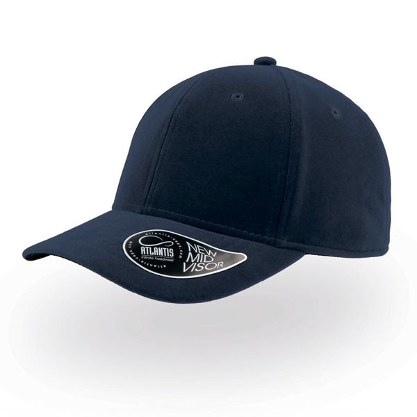 Купить Бейсболка "GOAT", темно-синий, 6 клиньев, пластиковая застежка, 100% полиэстер, 250 г/м2 Бейсболка "GOAT", темно-синий, 6 клиньев, пластиковая застежка, 100% полиэстер, 250 г/м2