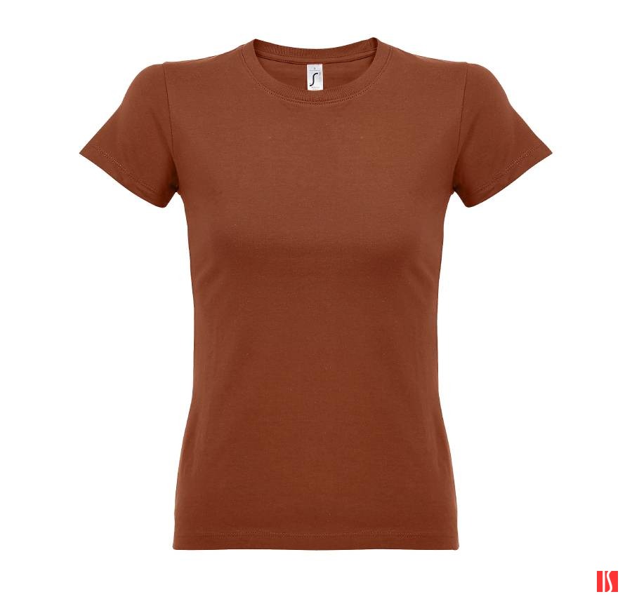 Футболка женская IMPERIAL WOMEN, терракотовый_2XL, 100% хлопок, 190 г/м2