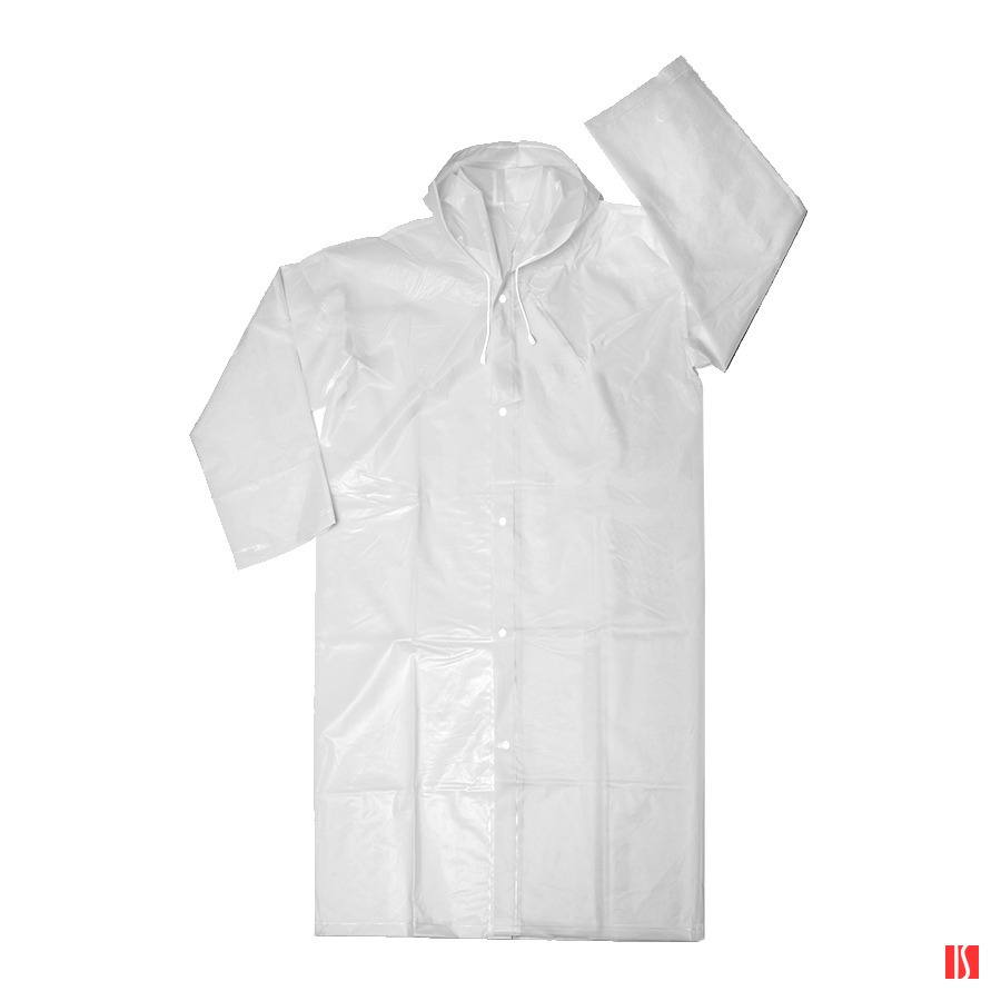 Дождевик "Pure" белого цвета , 68 х 118 см. материал этиленвинилацетат