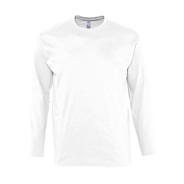 Футболка мужская с длинным рукавом MONARCH, белый, XXL, 100% хлопок, 150 г/м2