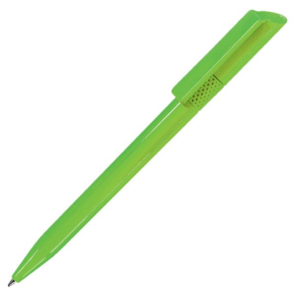 Ручка шариковая TWISTY, зеленое яблоко, пластик