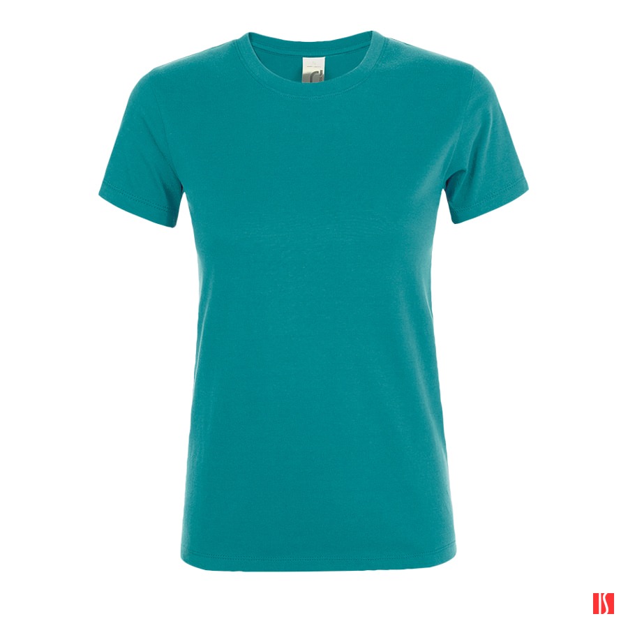 Футболка женская REGENT WOMEN, бирюзовый_M, 100% х/б, 150 г/м2