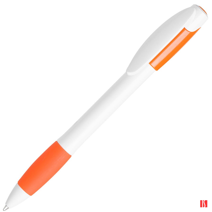 X-5, ручка шариковая, оранжевый/белый, пластик