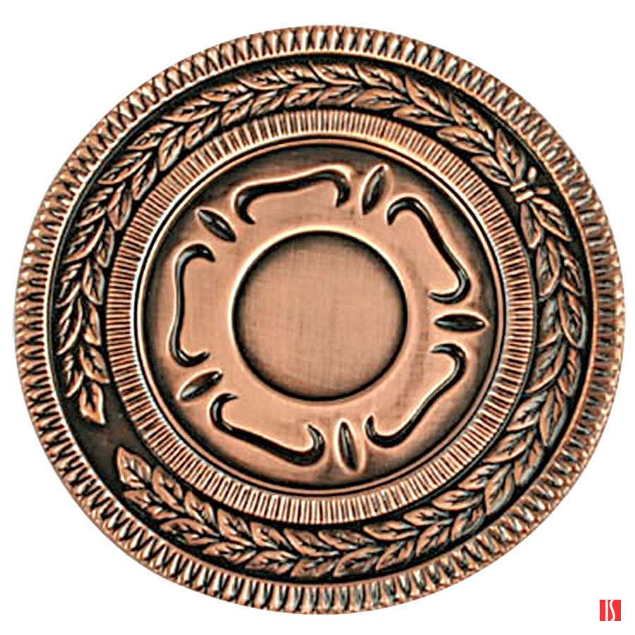 Медаль наградная "Бронза"; бронзовый; 12х12х2,2 см; D=8,7 см; металл, дерево, стекло; лазерная грави