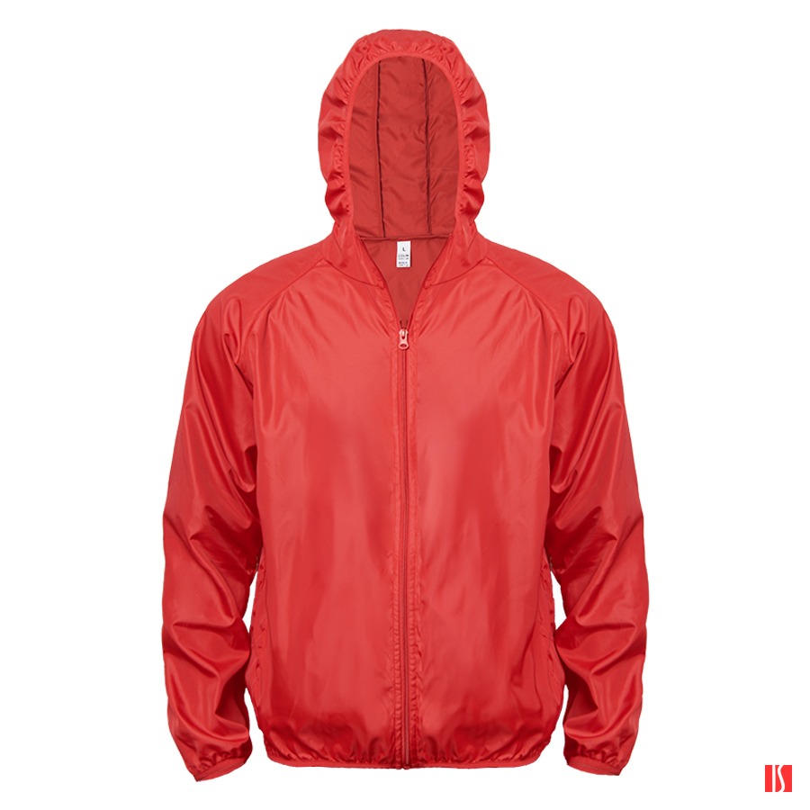 Ветровка мужская COLIN, красный, S, 100% полиэстер, плотность 280Т.