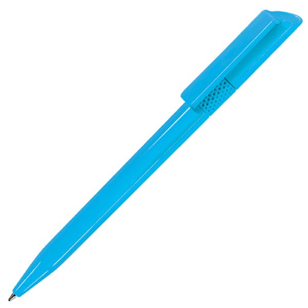 Ручка шариковая TWISTY, голубой, пластик