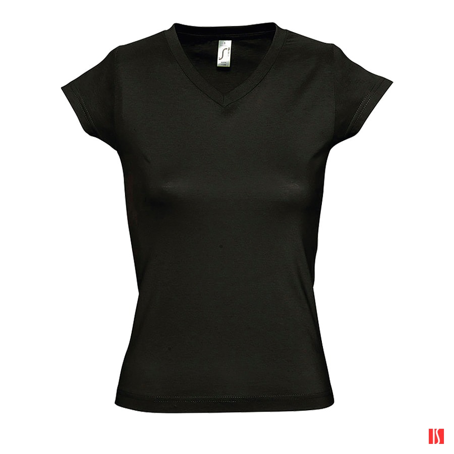 Футболка "Moon", глубокий черный_S, 100% х/б, 150 г/м2