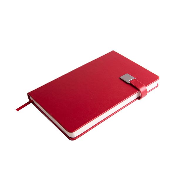 Ежедневник недатированный Spirit , А5, красный, кремовый блок