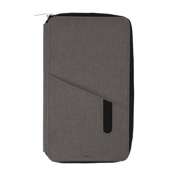 Купить Органайзер дорожный с зарядным устройством (4000mAh)"Portable",светло-серый,12х21х3см, полиэстер Органайзер дорожный с зарядным устройством (4000mAh)"Portable",светло-серый,12х21х3см, полиэстер