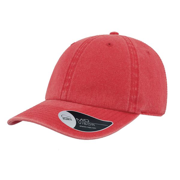 Купить Бейсболка "DIGG", 6 клиньев, красный, хлопок 100%, плотность 250 г/м2, металлическая застежка Бейсболка "DIGG", 6 клиньев, красный, хлопок 100%, плотность 250 г/м2, металлическая застежка