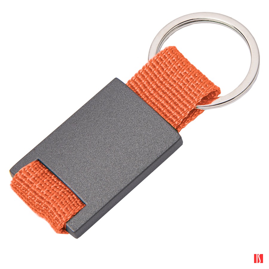 Брелок DARK JET; 2,8 x 6,2 x 0,6 см; оранжевый, металл; лазерная гравировка