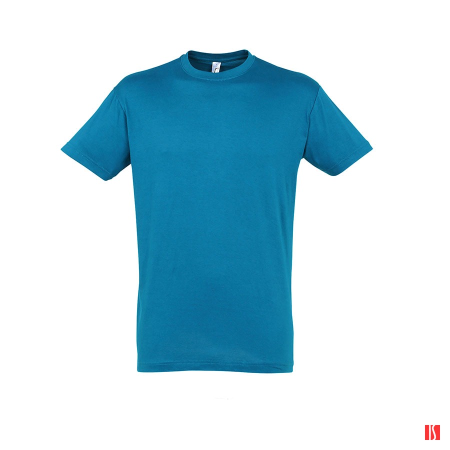 Футболка мужская REGENT, голубой_S, 100% х/б, 150 г/м2