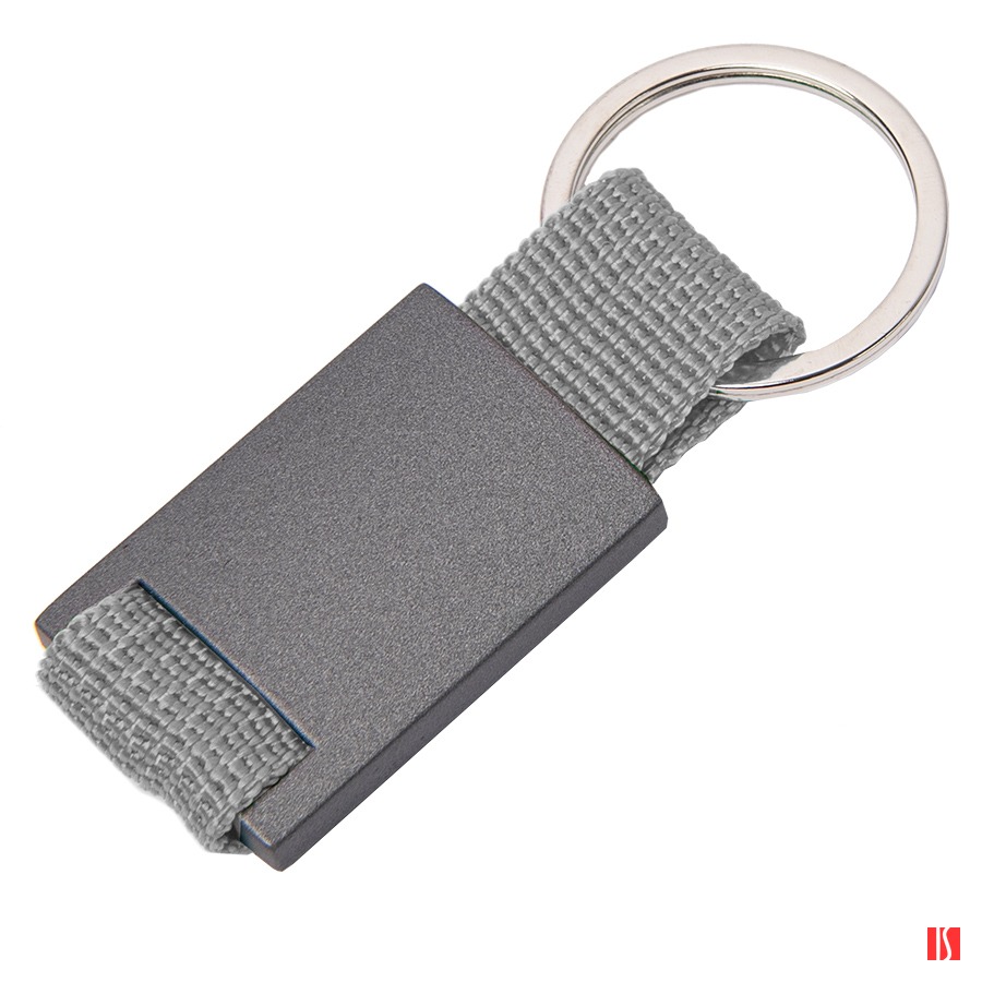 Брелок DARK JET; 2,8 x 6,2 x 0,6 см; серый, металл; лазерная гравировка