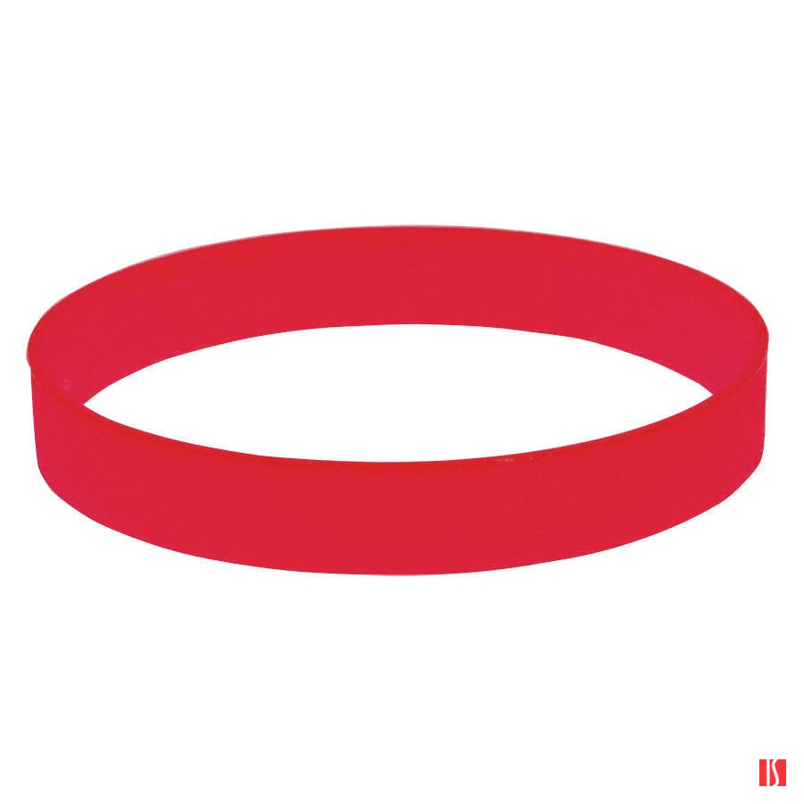 Браслет силиконовый FEST; 20 x 1,2 x 0,2 см; красный; силикон; гравировка