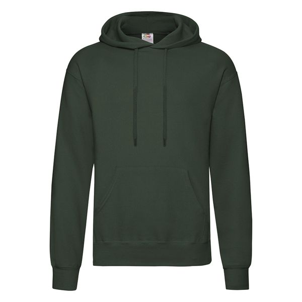 Толстовка мужская "Hooded Sweat", темно-зеленый_L, 80% х/б, 20% п/э, 280 г/м2