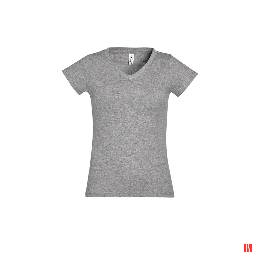 Футболка "Moon", серый меланж_S, 85% х/б, 15% вис., 150 г/м2