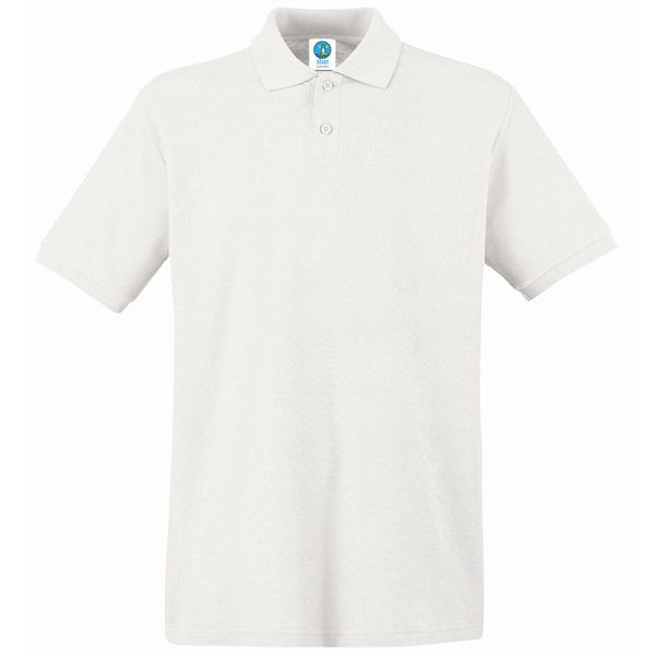 Поло "Apollo", белый_S,  100% х/б, 180 г/м2