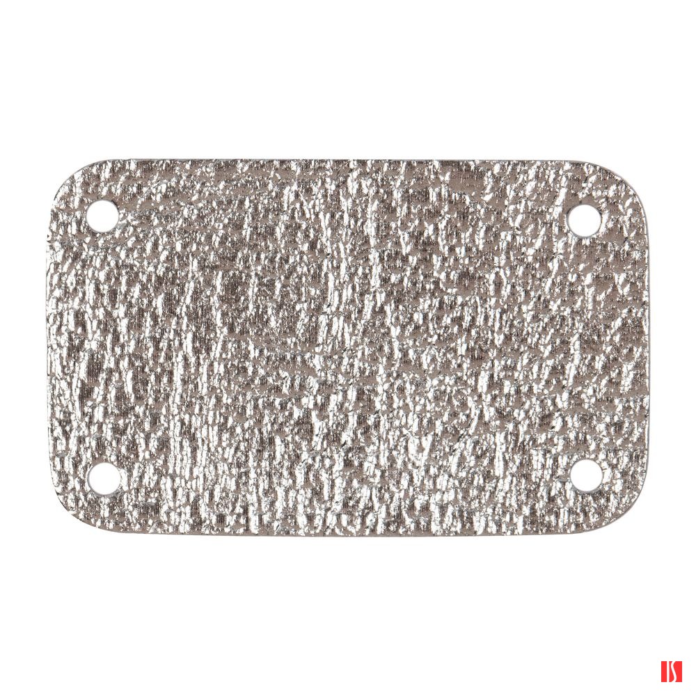 Лейбл Corolla Metal, S, серебряный