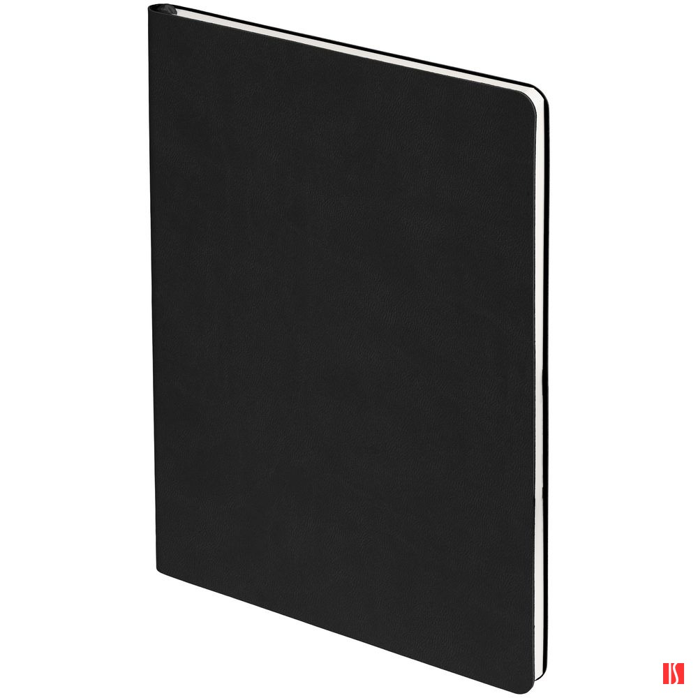 Блокнот Verso в клетку, черный