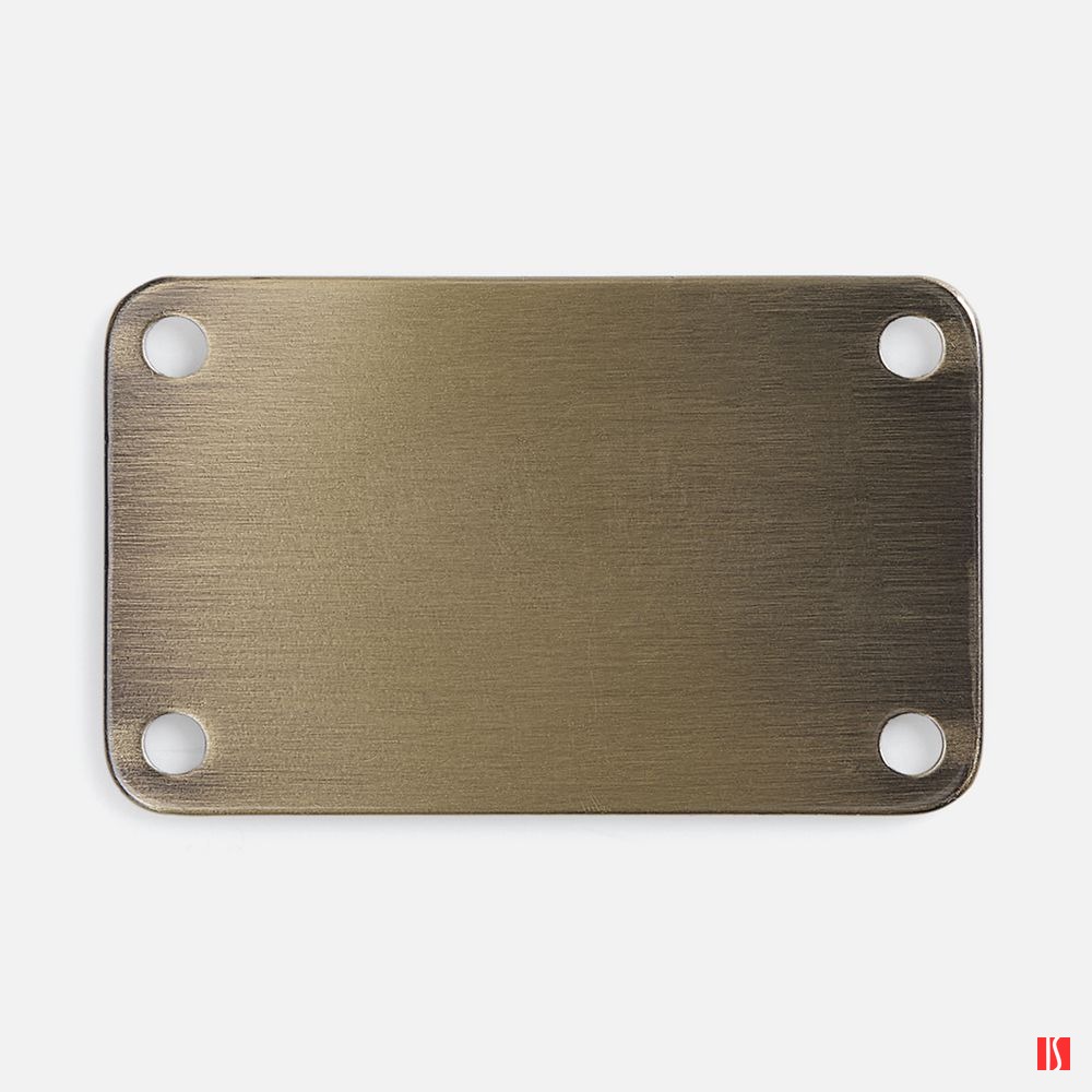 Шильдик металлический Furo, бронзовый