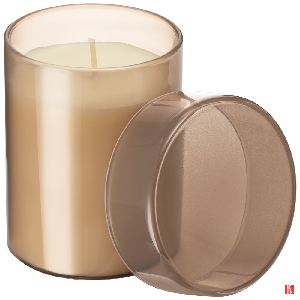 Ароматическая свеча Flikka, сосна и кипарис, бежевая