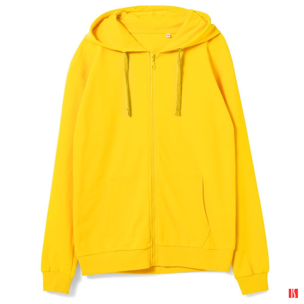 Толстовка на молнии с капюшоном Siverga 2.0, желтая