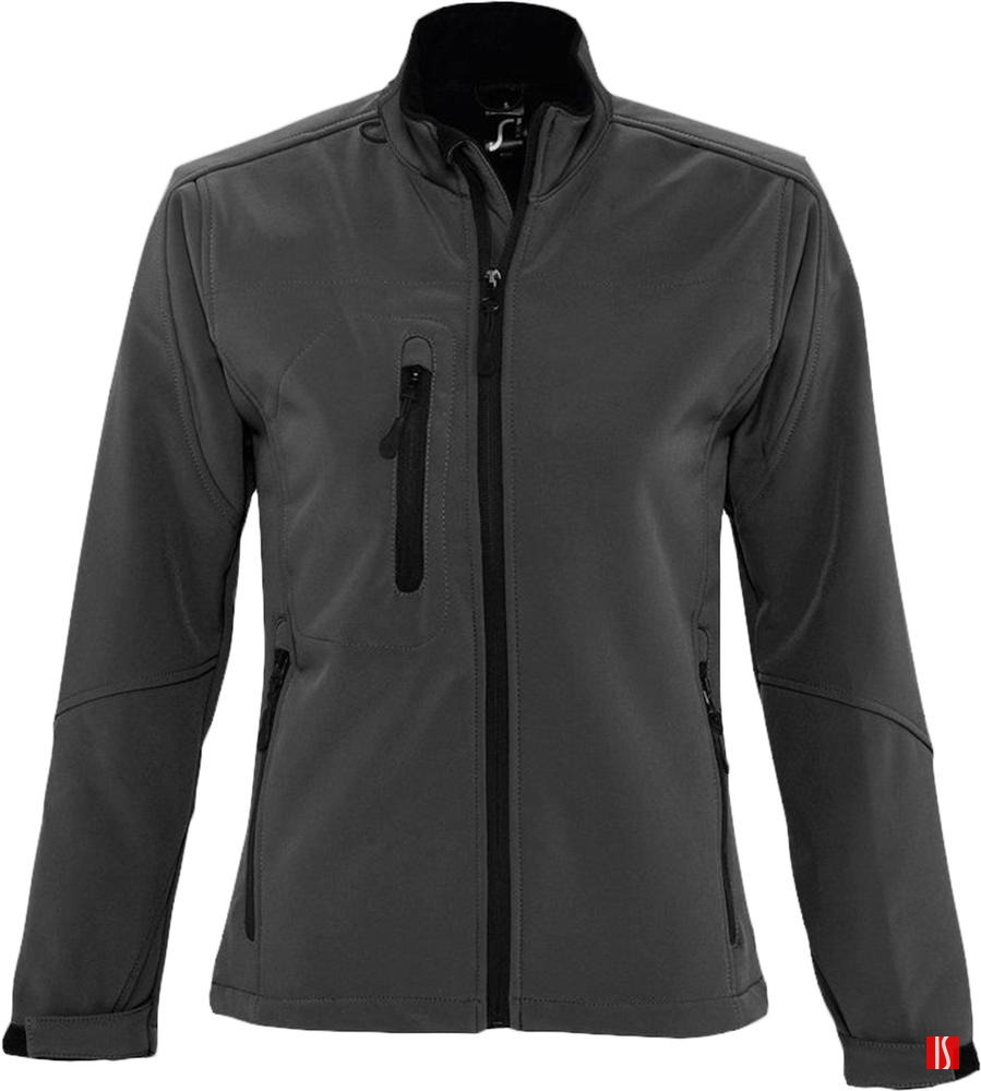 Купить Куртка женская на молнии Roxy 340 темно-серая Куртка женская на молнии Roxy 340 темно-серая