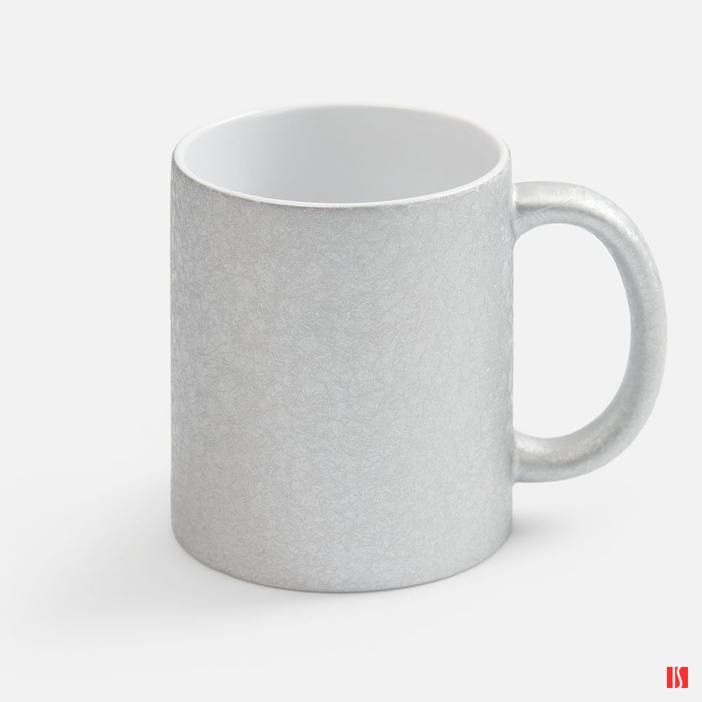 Кружка для сублимационной печати Sagredo, серебристая