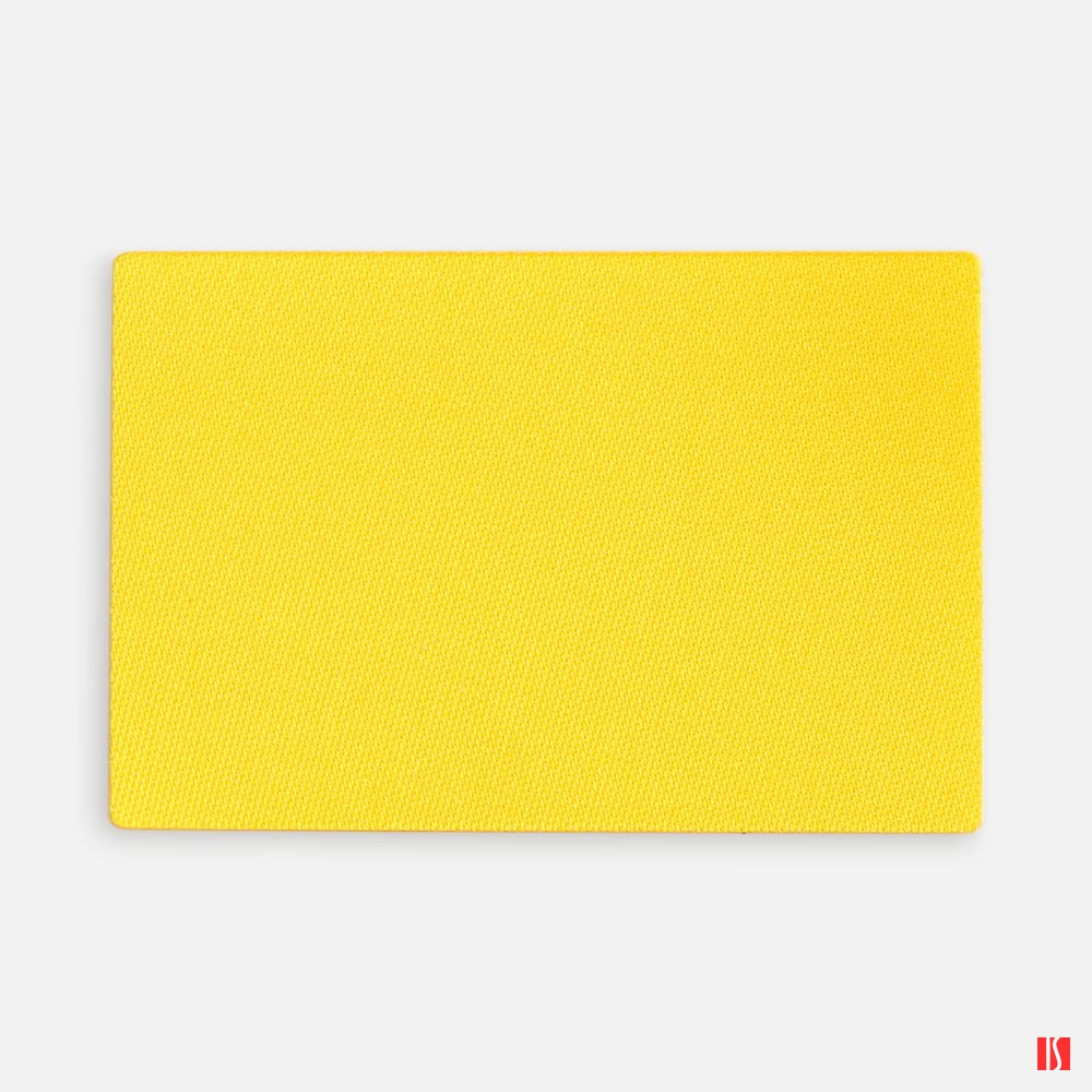 Наклейка тканевая Lunga, L, желтая