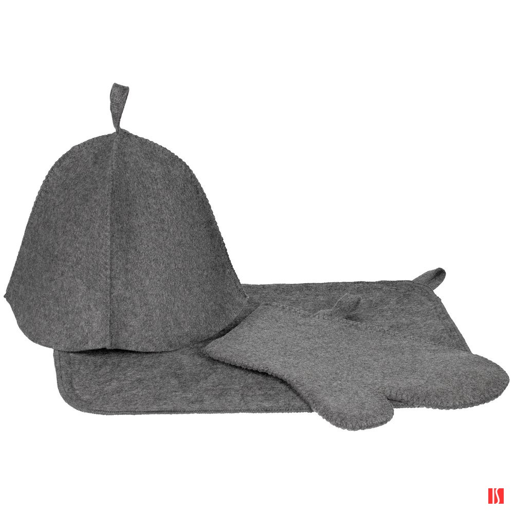 Купить Набор для бани «Парилка», ver.2, серый Набор для бани «Парилка», ver.2, серый