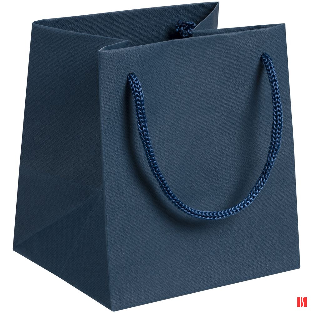 Пакет бумажный под кружку Cupfull, темно-синий