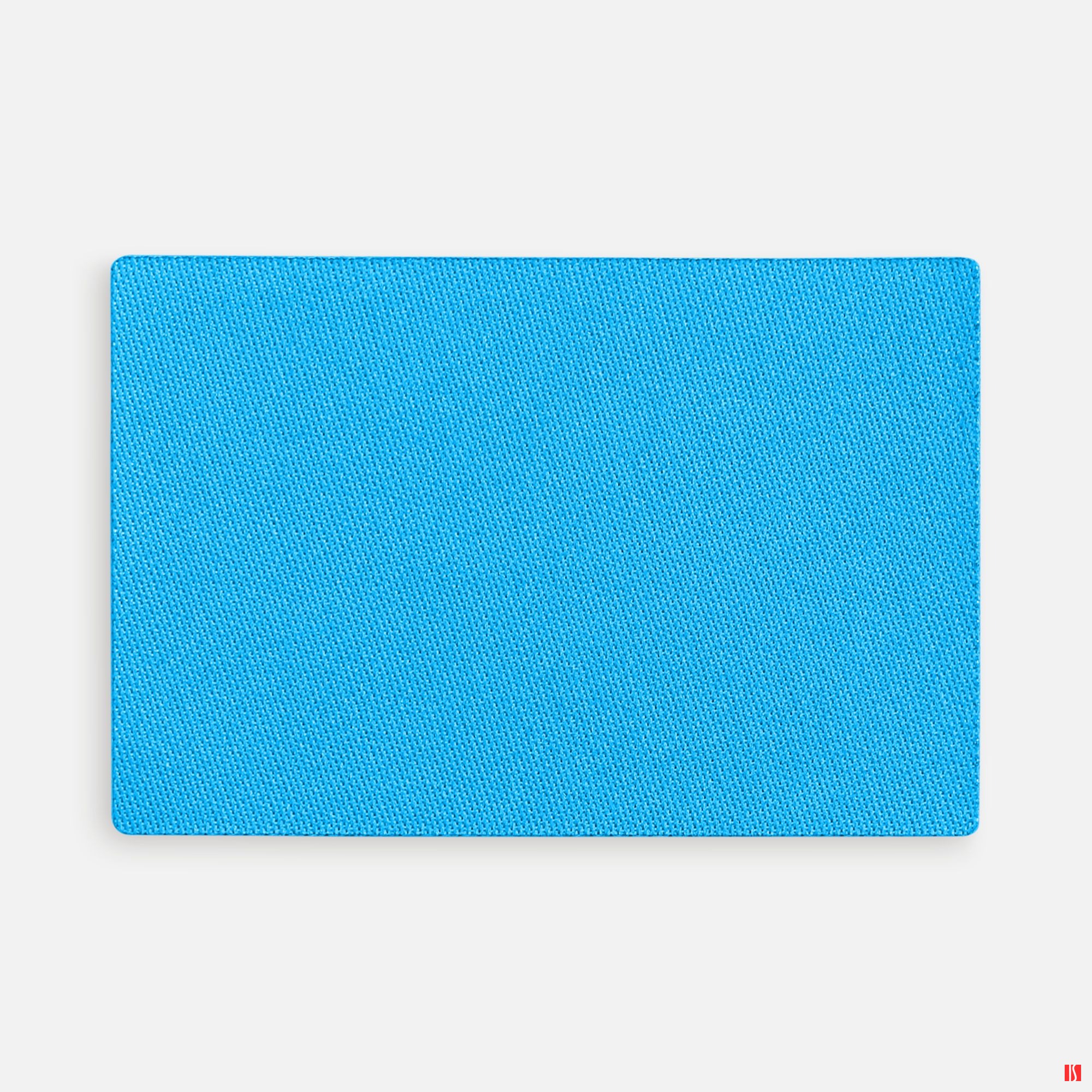 Наклейка тканевая Lunga, L, голубая