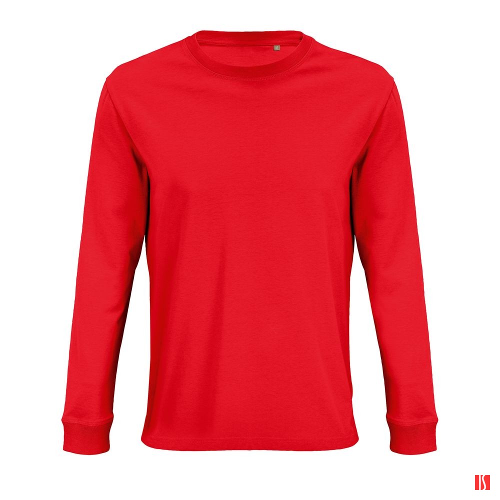 Купить Футболка унисекс с длинным рукавом Pioneer LSL, красная Футболка унисекс с длинным рукавом Pioneer LSL, красная