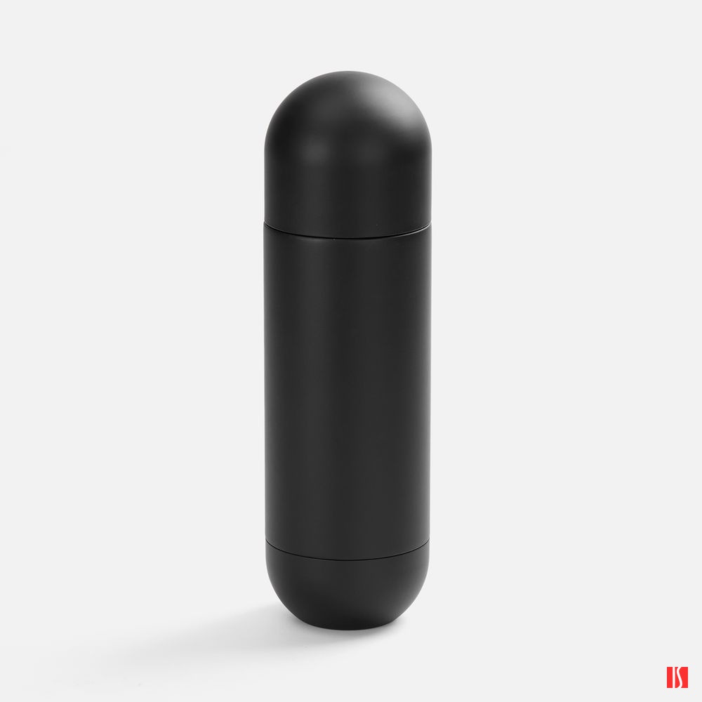 Термос Tubula Soft Touch, черный