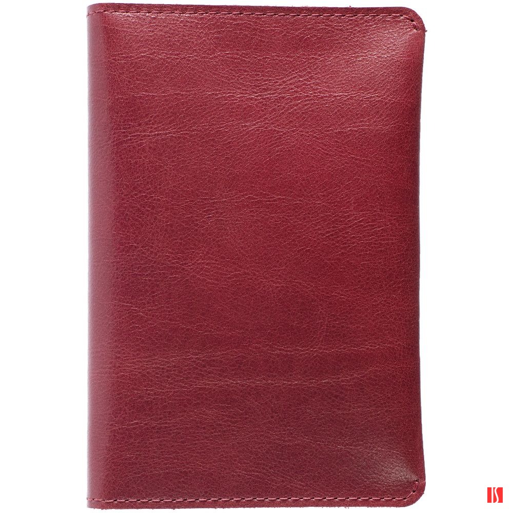 Обложка для паспорта Apache, ver.2, темно-красная