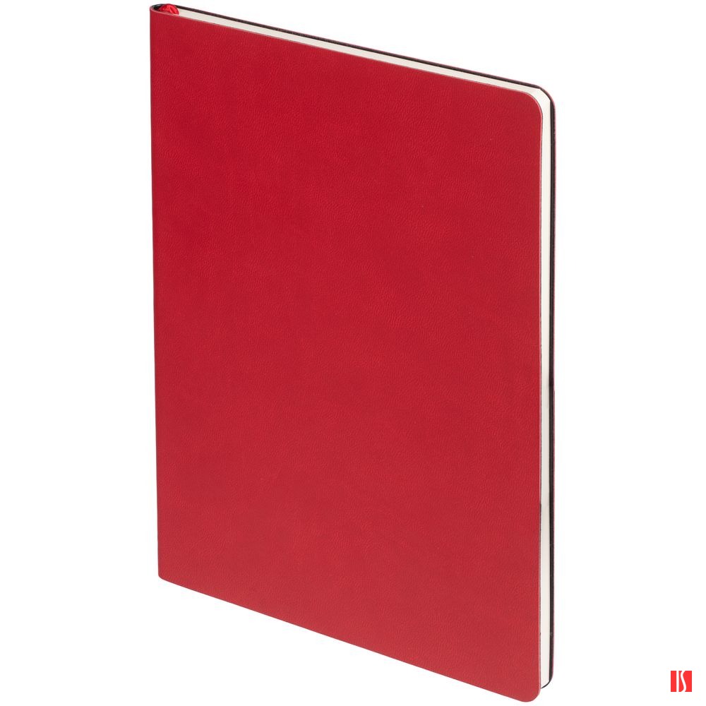 Блокнот Verso в клетку, красный