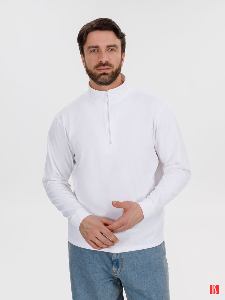 Свитшот на молнии Morfiss, белый