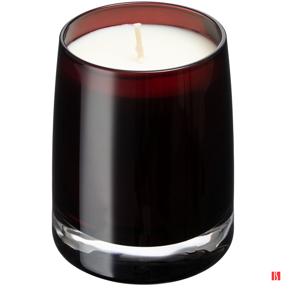 Ароматическая свеча Fragnola, грейпфрут и ветивер, бордовая