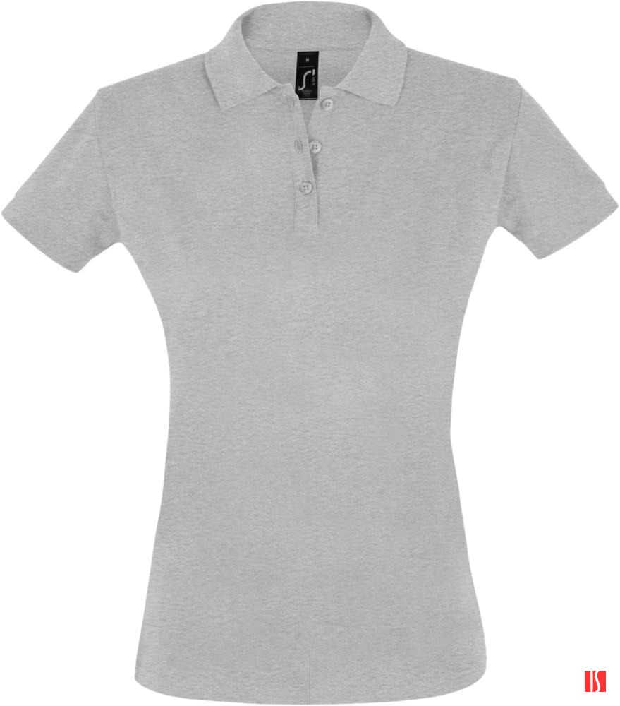 Рубашка поло женская Perfect Women 180 серый меланж