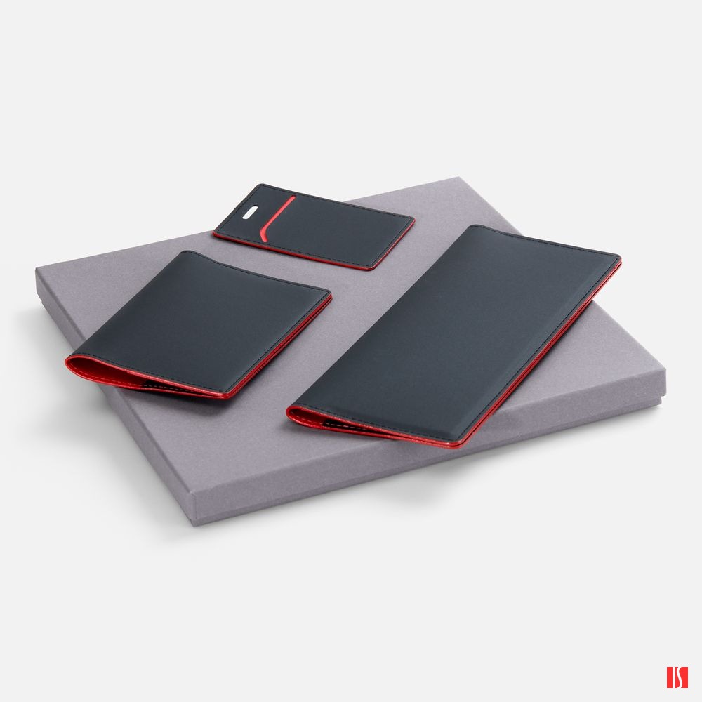 Набор Multimo Simple, черный с красным