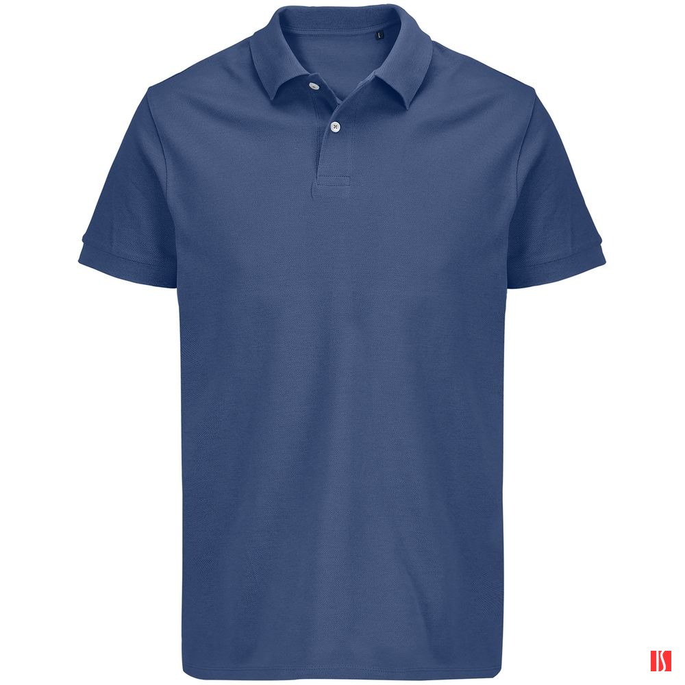 Купить Рубашка поло унисекс Pacific, синяя (джинс) Рубашка поло унисекс Pacific, синяя (джинс)